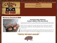 Tablet Screenshot of cainosbbq.com